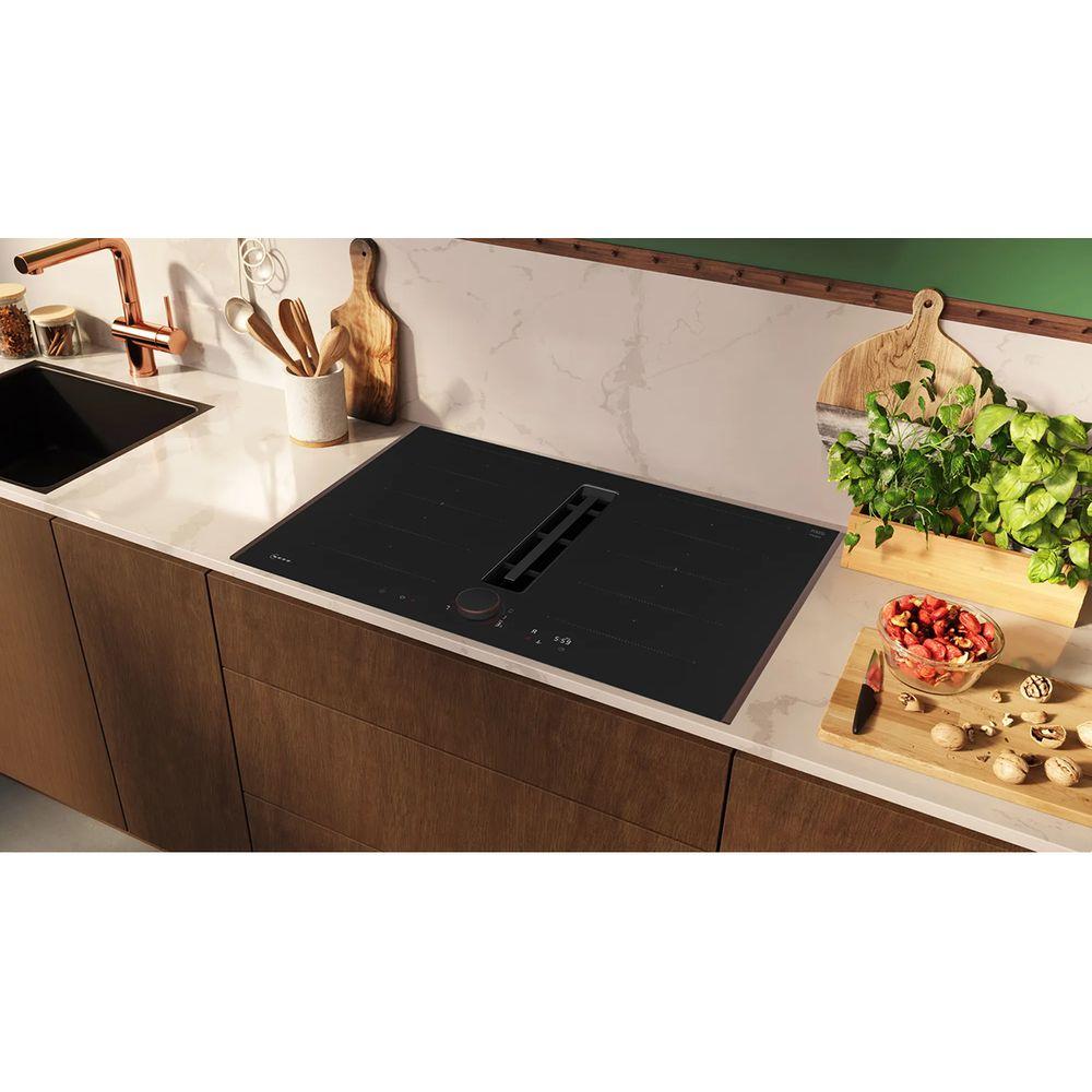 NEFF V68YYX4B0 Επαγωγική Εστία Με Ενσωματωμένο Απορροφητήρα Matt Black